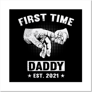 Father's Day 2021 First Time Daddy 2021 Happy Father's Day 2021 Posters and Art